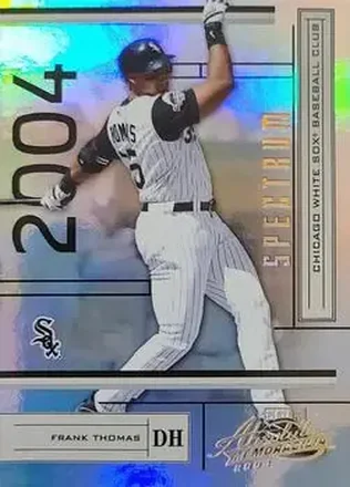 2004 Playoff Absolute Memorabilia - Spectrum Gold #51 - Frank Thomas - Chicago White Sox