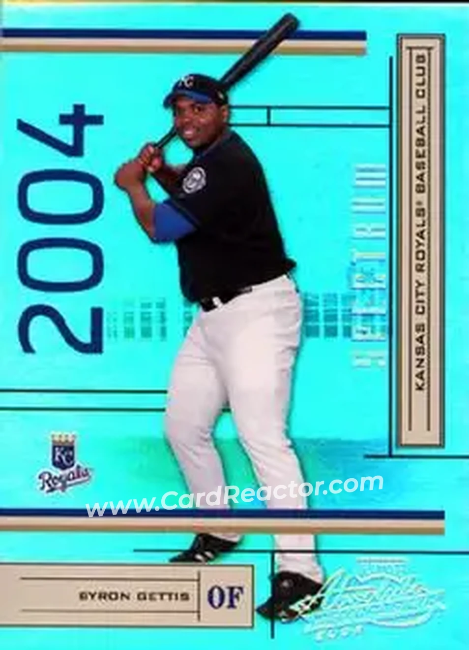 2004 Playoff Absolute Memorabilia - Spectrum Gold #97 - Byron Gettis - Kansas City Royals - Front