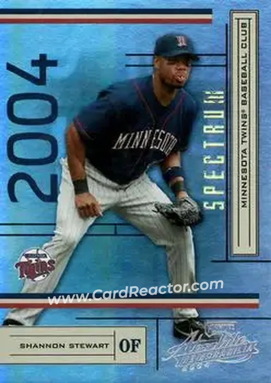 2004 Playoff Absolute Memorabilia - Spectrum Gold #118 - Shannon Stewart - Minnesota Twins - Front