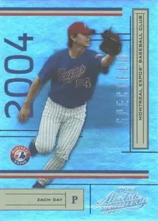 2004 Playoff Absolute Memorabilia - Spectrum Gold #127 - Zach Day - Montreal Expos