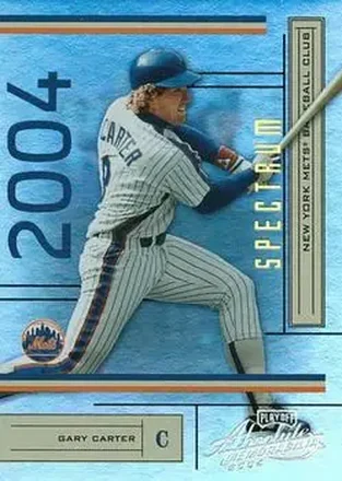2004 Playoff Absolute Memorabilia - Spectrum Gold #131 - Gary Carter - New York Mets
