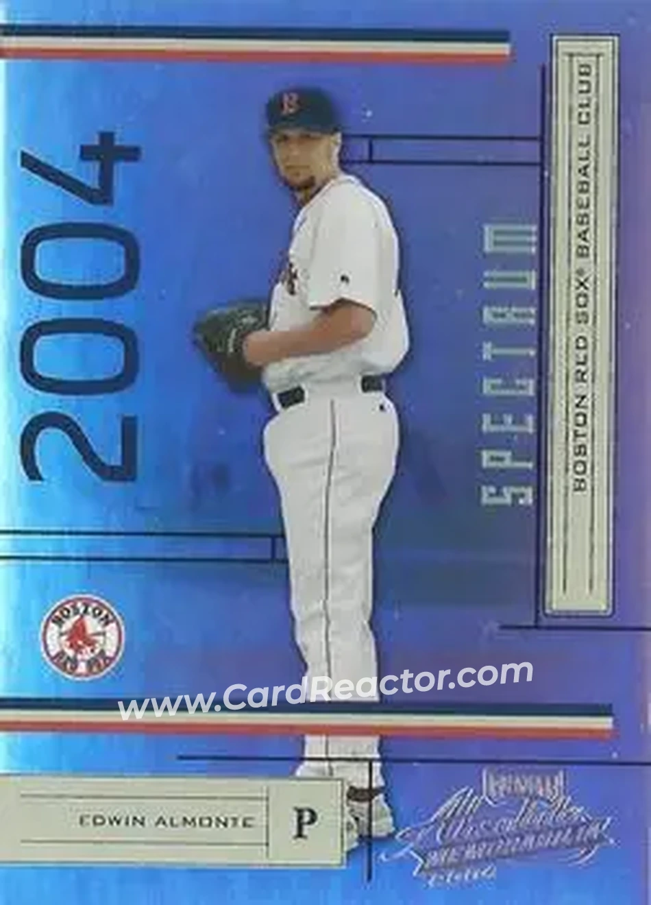 2004 Playoff Absolute Memorabilia - Spectrum Gold #133 - Edwin Almonte - Boston Red Sox - Front
