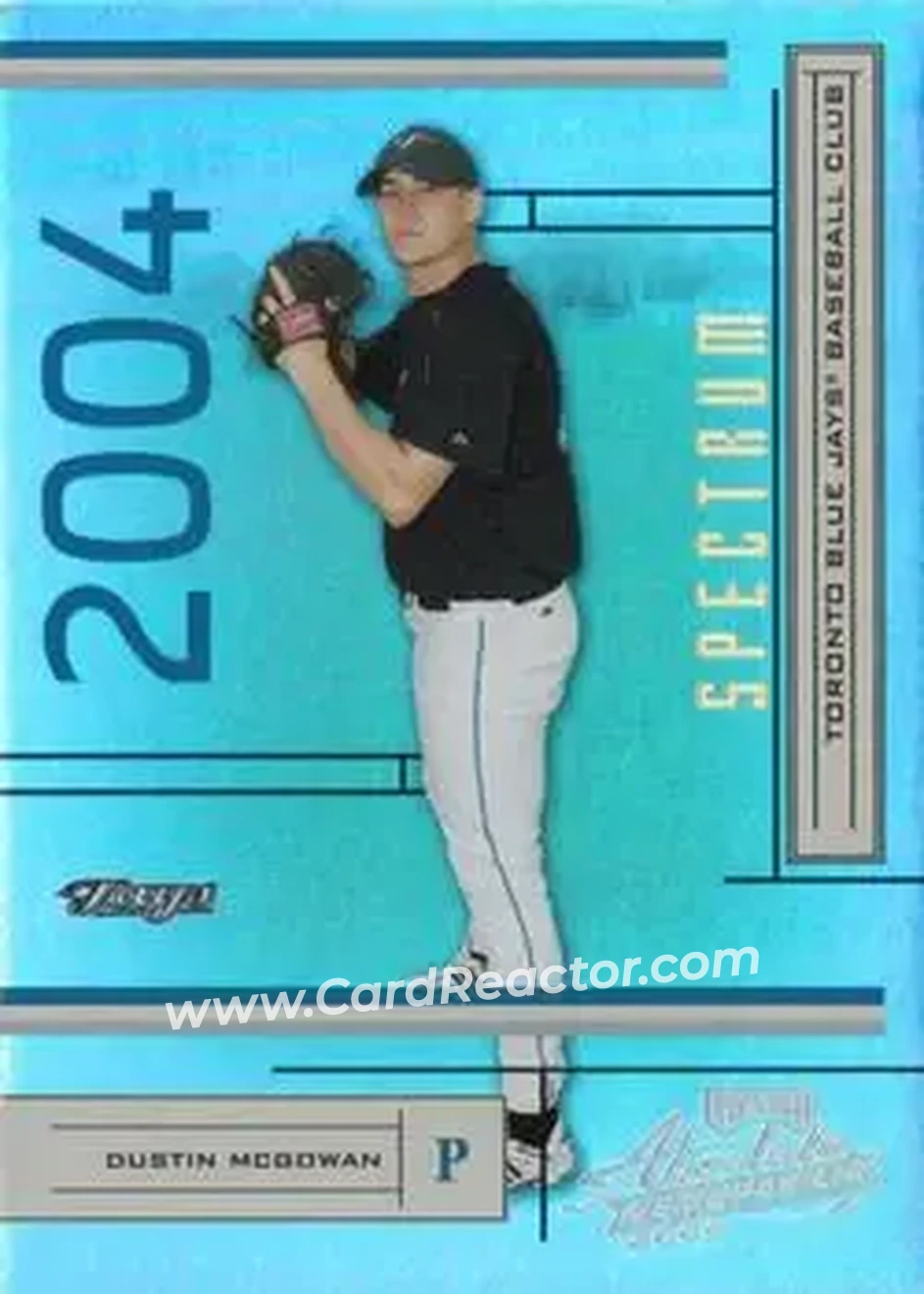2004 Playoff Absolute Memorabilia - Spectrum Gold #196 - Dustin McGowan - Toronto Blue Jays - Front
