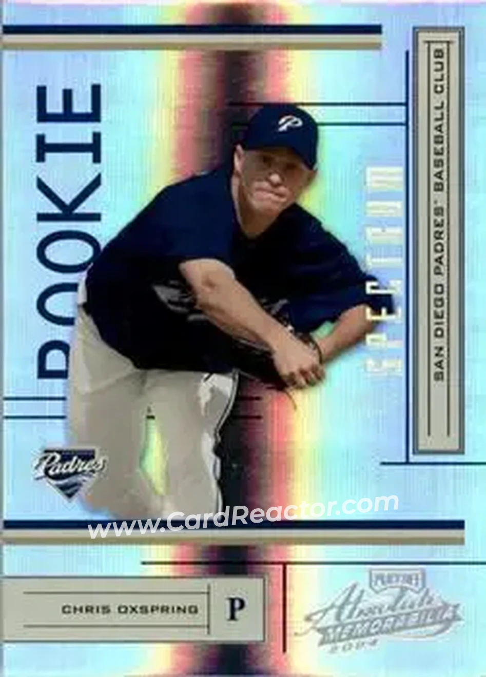 2004 Playoff Absolute Memorabilia - Spectrum Gold #206 - Chris Oxspring - San Diego Padres - Front