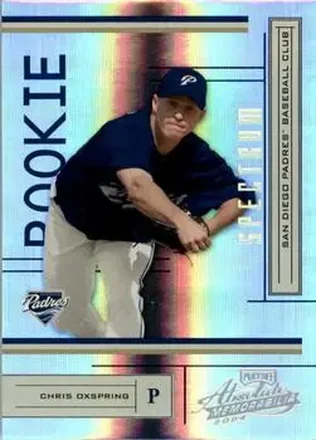 2004 Playoff Absolute Memorabilia - Spectrum Gold #206 - Chris Oxspring - San Diego Padres