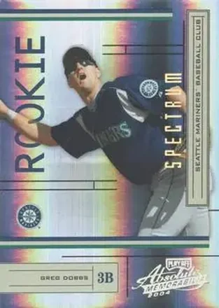 2004 Playoff Absolute Memorabilia - Spectrum Gold #234 - Greg Dobbs - Seattle Mariners