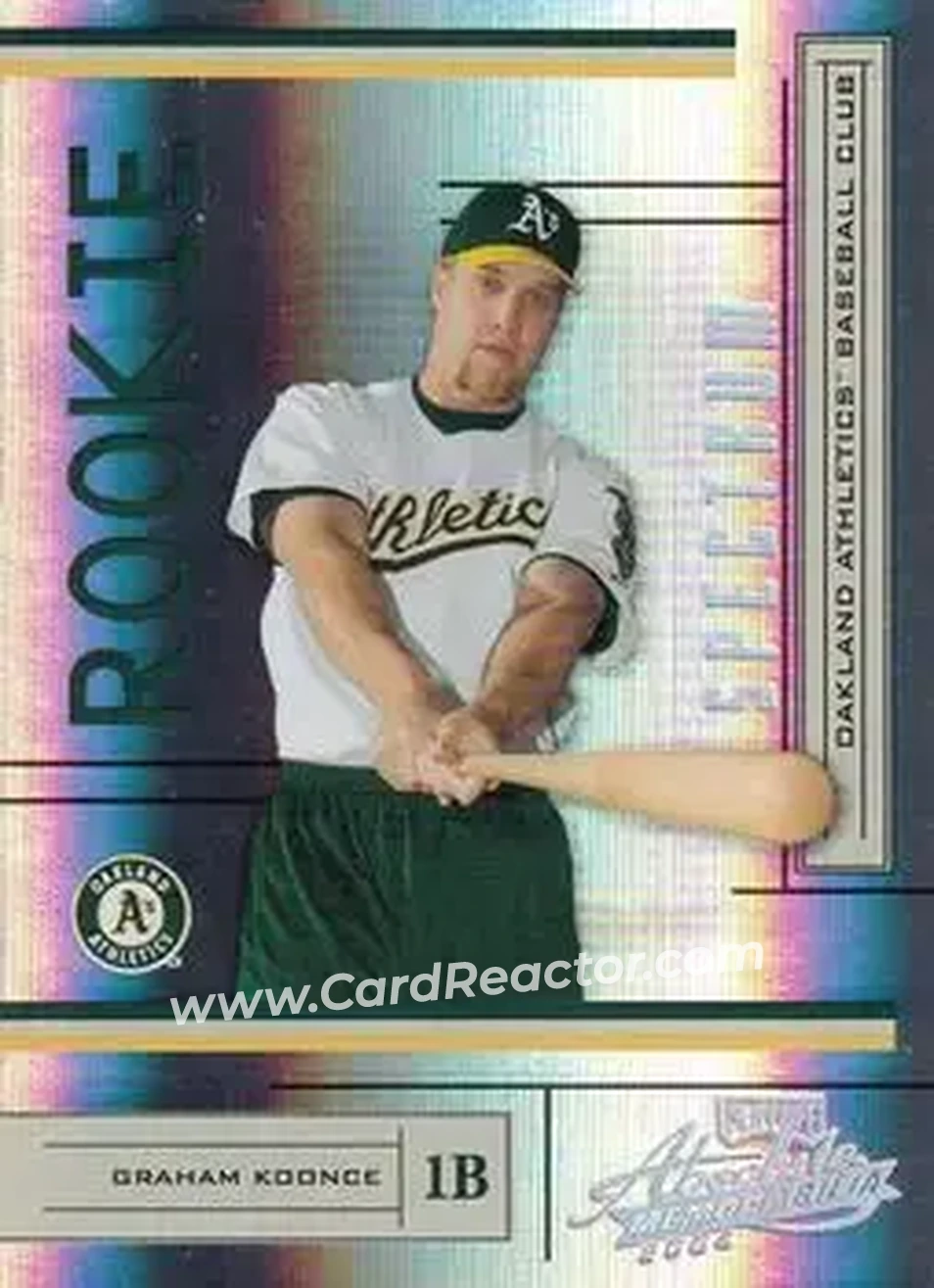 2004 Playoff Absolute Memorabilia - Spectrum Gold #248 - Graham Koonce - Oakland Athletics - Front