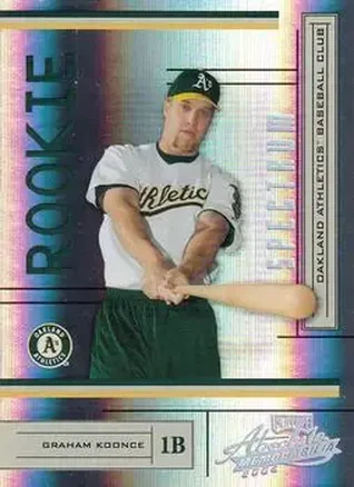 2004 Playoff Absolute Memorabilia - Spectrum Gold #248 - Graham Koonce - Oakland Athletics