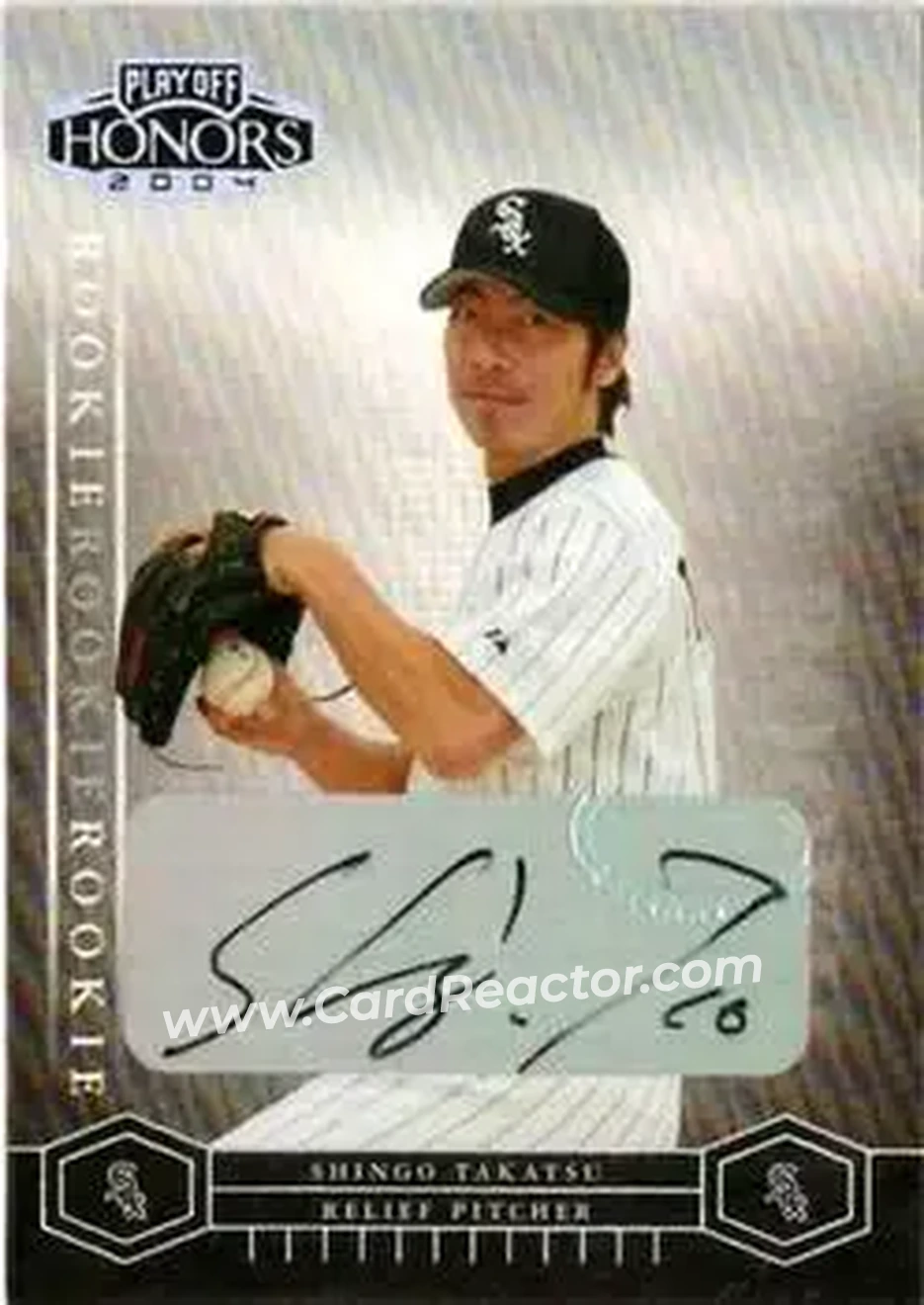 2004 Playoff Honors #226 - Shingo Takatsu - Chicago White Sox - Front