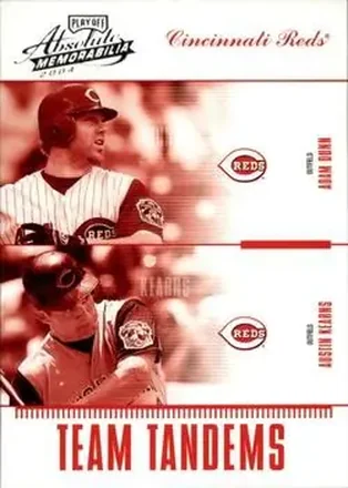 2004 Playoff Absolute Memorabilia #TAN-10 Team Tandems Austin Kearns - Adam Dunn