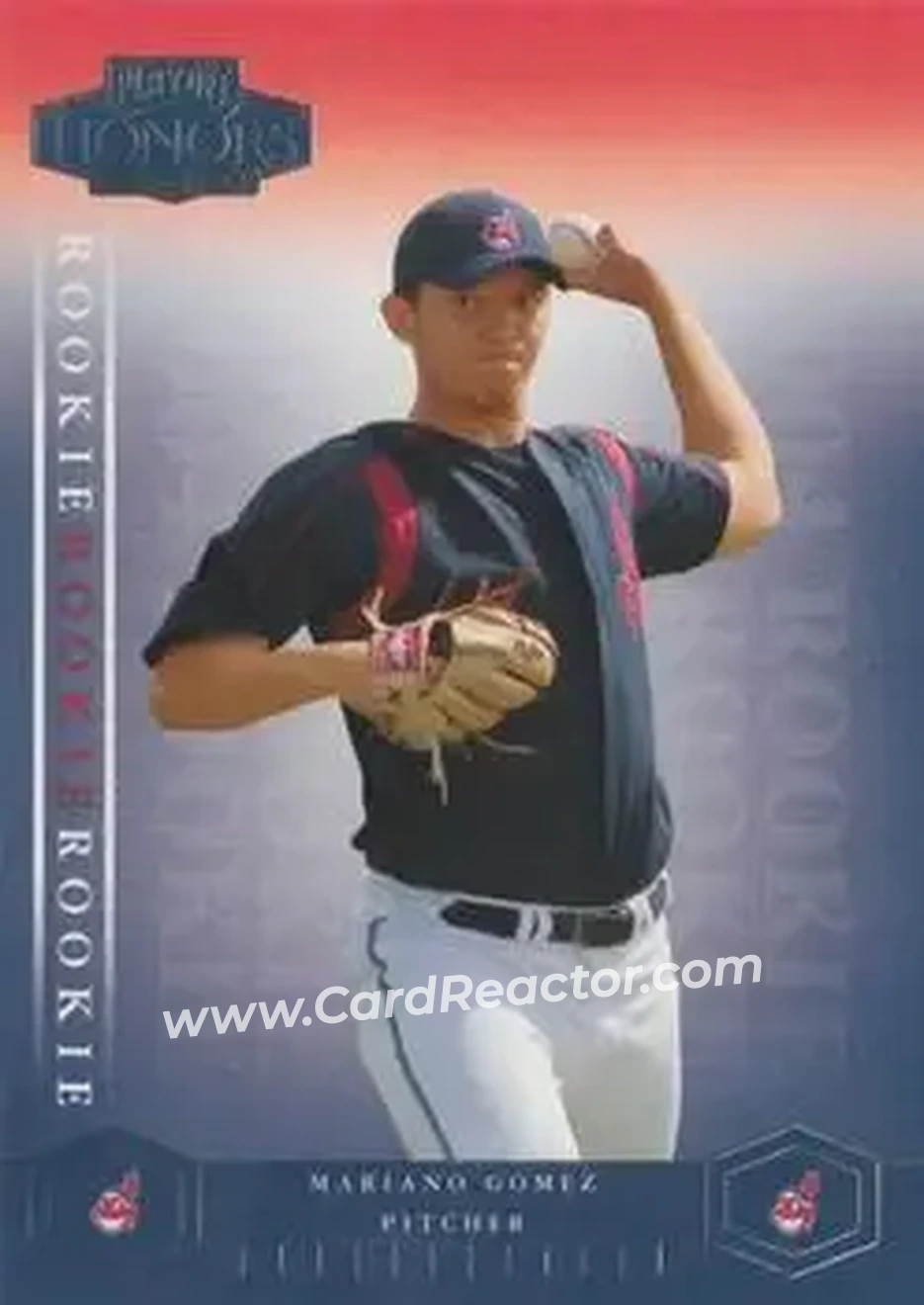 2004 Playoff Honors #211 - Mariano Gomez - Cleveland Indians - Front