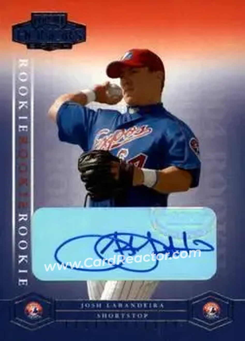 2004 Playoff Honors #213 - Josh Labandeira - Montreal Expos - Front
