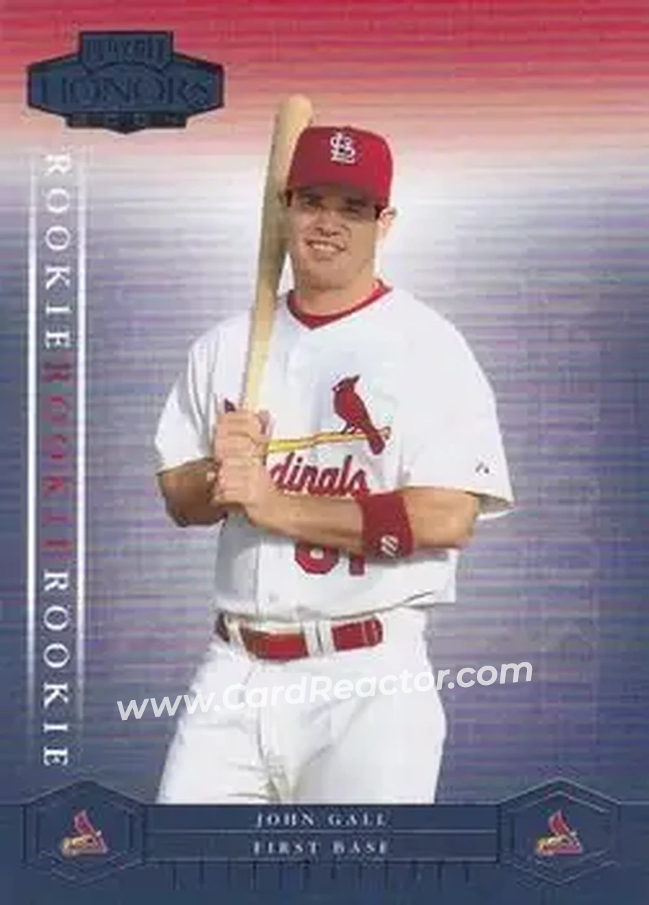 2004 Playoff Honors #218 - John Gall - St. Louis Cardinals - Front