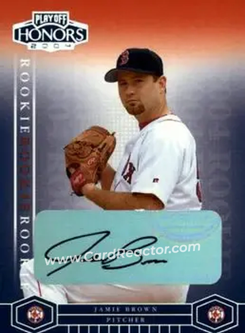 2004 Playoff Honors #238 - Jamie Brown - Boston Red Sox - Front