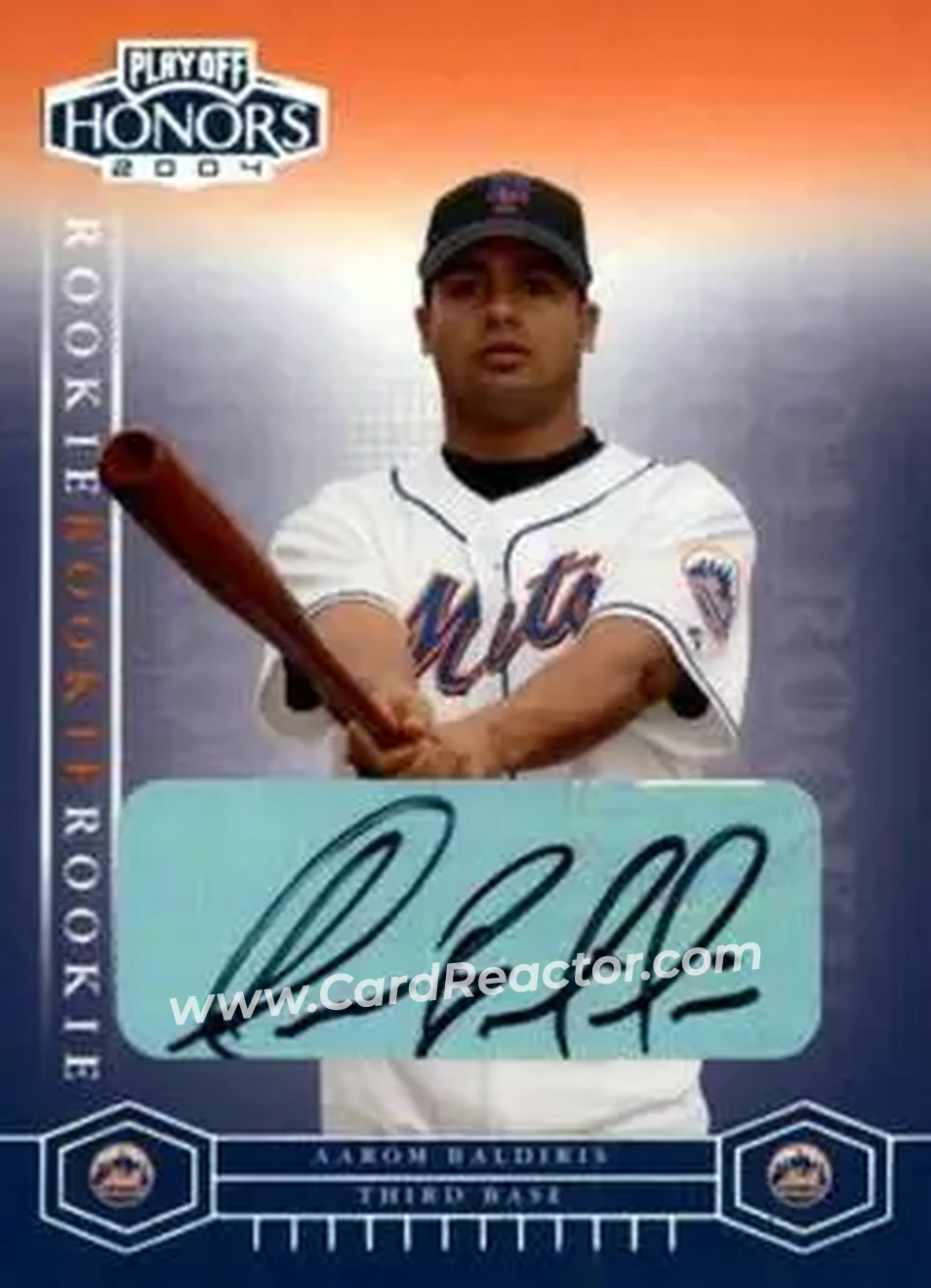 2004 Playoff Honors #241 - Aarom Baldiris - New York Mets - Front