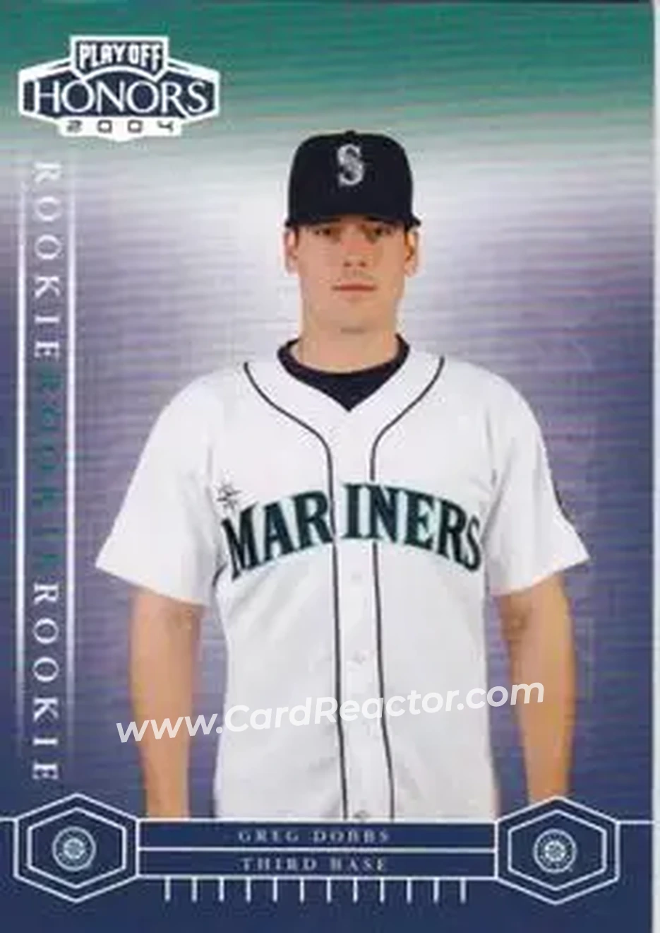 2004 Playoff Honors #242 - Greg Dobbs - Seattle Mariners - Front