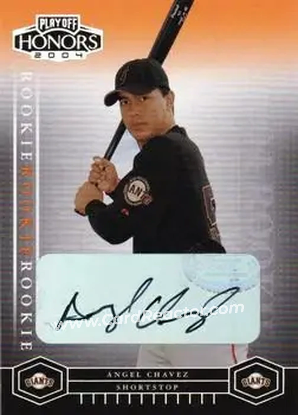 2004 Playoff Honors #244 - Angel Chavez - San Francisco Giants - Front