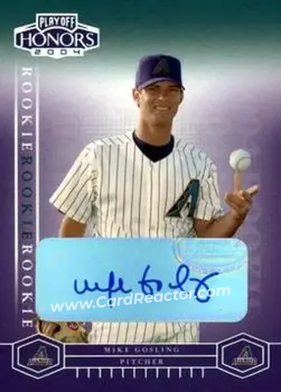 2004 Playoff Honors #246 - Mike Gosling - Arizona Diamondbacks - Front