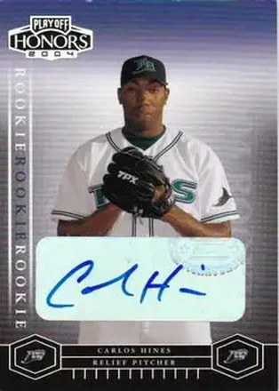 2004 Playoff Honors #247 - Carlos Hines - Tampa Bay Devil Rays