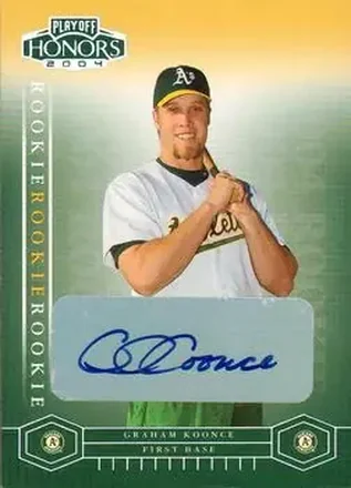 2004 Playoff Honors #248 - Graham Koonce - Oakland Athletics