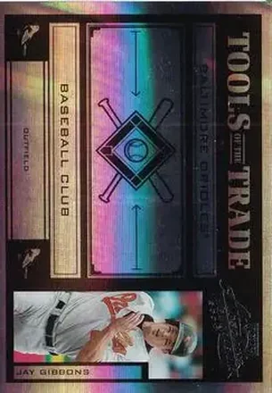 2004 Playoff Absolute Memorabilia - Tools of the Trade Black Spectrum #TT-65 - Jay Gibbons - Baltimore Orioles