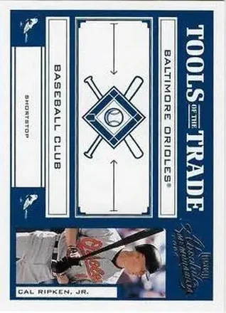 2004 Playoff Absolute Memorabilia - Tools of the Trade Blue #TT-23 - Cal Ripken - Baltimore Orioles