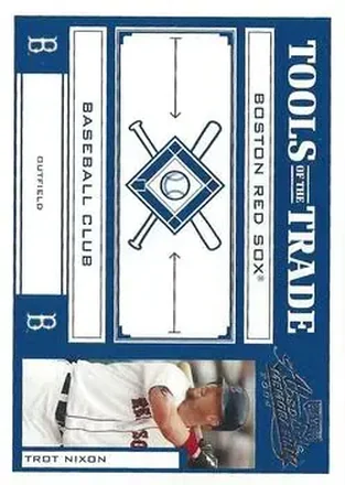 2004 Playoff Absolute Memorabilia - Tools of the Trade Blue #TT-146 - Trot Nixon - Boston Red Sox