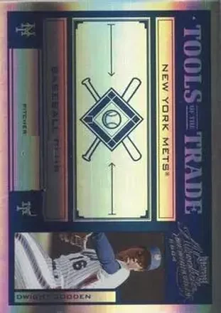 2004 Playoff Absolute Memorabilia - Tools of the Trade Blue Spectrum #TT-45 - Dwight Gooden - New York Mets