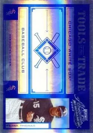2004 Playoff Absolute Memorabilia - Tools of the Trade Blue Spectrum #TT-49 - Frank Thomas - Chicago White Sox