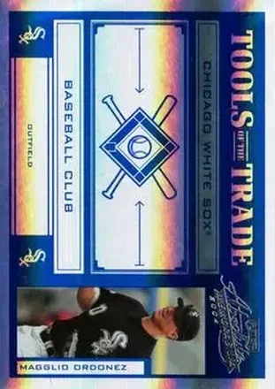 2004 Playoff Absolute Memorabilia - Tools of the Trade Blue Spectrum #TT-84 - Magglio Ordonez - Chicago White Sox