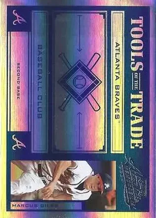2004 Playoff Absolute Memorabilia - Tools of the Trade Blue Spectrum #TT-87 - Marcus Giles - Atlanta Braves