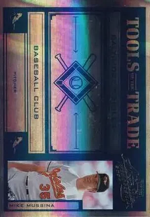 2004 Playoff Absolute Memorabilia - Tools of the Trade Blue Spectrum #TT-97 - Mike Mussina - Baltimore Orioles