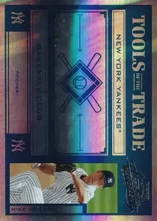 2004 Playoff Absolute Memorabilia - Tools of the Trade Blue Spectrum #TT-98 - Mike Mussina - New York Yankees