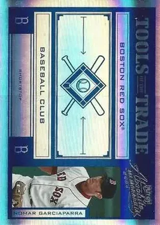 2004 Playoff Absolute Memorabilia - Tools of the Trade Blue Spectrum #TT-109 - Nomar Garciaparra - Boston Red Sox