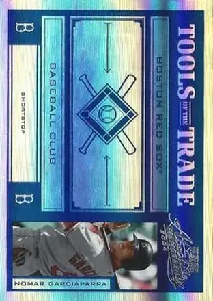 2004 Playoff Absolute Memorabilia - Tools of the Trade Blue Spectrum #TT-110 - Nomar Garciaparra - Boston Red Sox