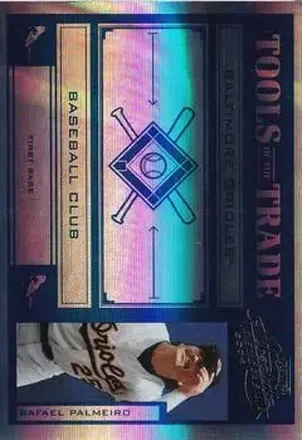 2004 Playoff Absolute Memorabilia - Tools of the Trade Blue Spectrum #TT-116 - Rafael Palmeiro - Baltimore Orioles