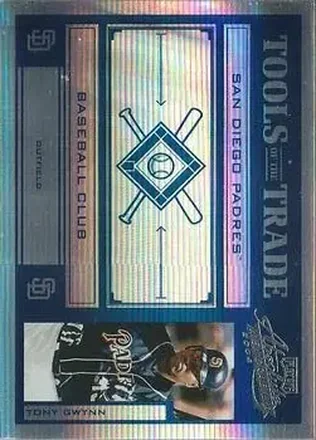 2004 Playoff Absolute Memorabilia - Tools of the Trade Blue Spectrum #TT-144 - Tony Gwynn - San Diego Padres