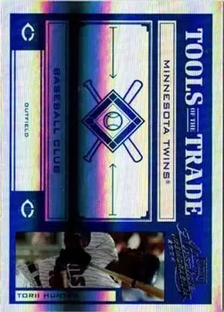 2004 Playoff Absolute Memorabilia - Tools of the Trade Blue Spectrum #TT-145 - Torii Hunter - Minnesota Twins