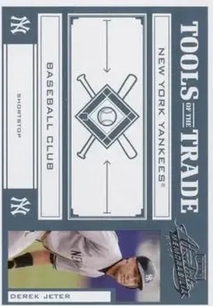2004 Playoff Absolute Memorabilia - Tools of the Trade Green #TT-40 - Derek Jeter - New York Yankees
