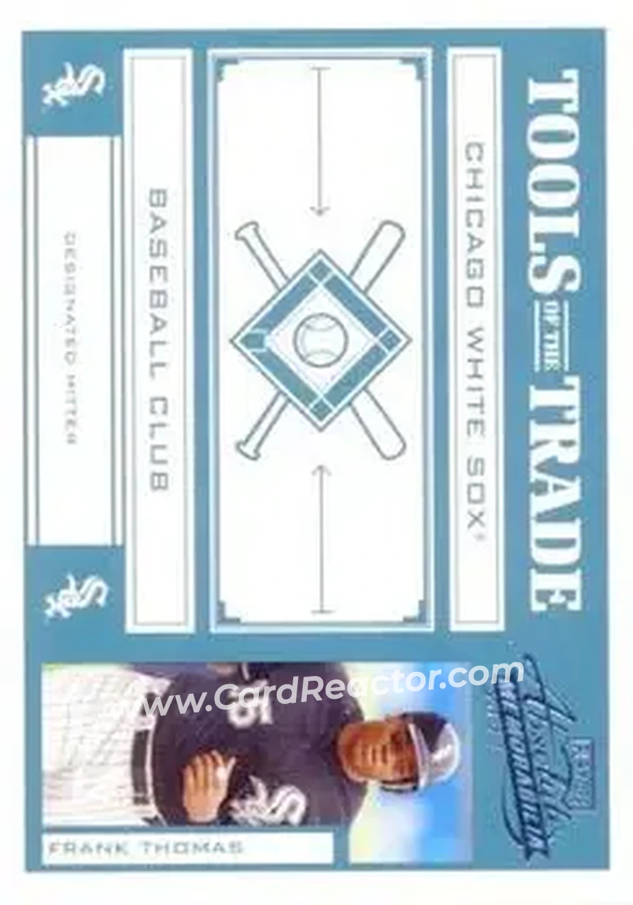 2004 Playoff Absolute Memorabilia - Tools of the Trade Green #TT-49 - Frank Thomas - Chicago White Sox - Front