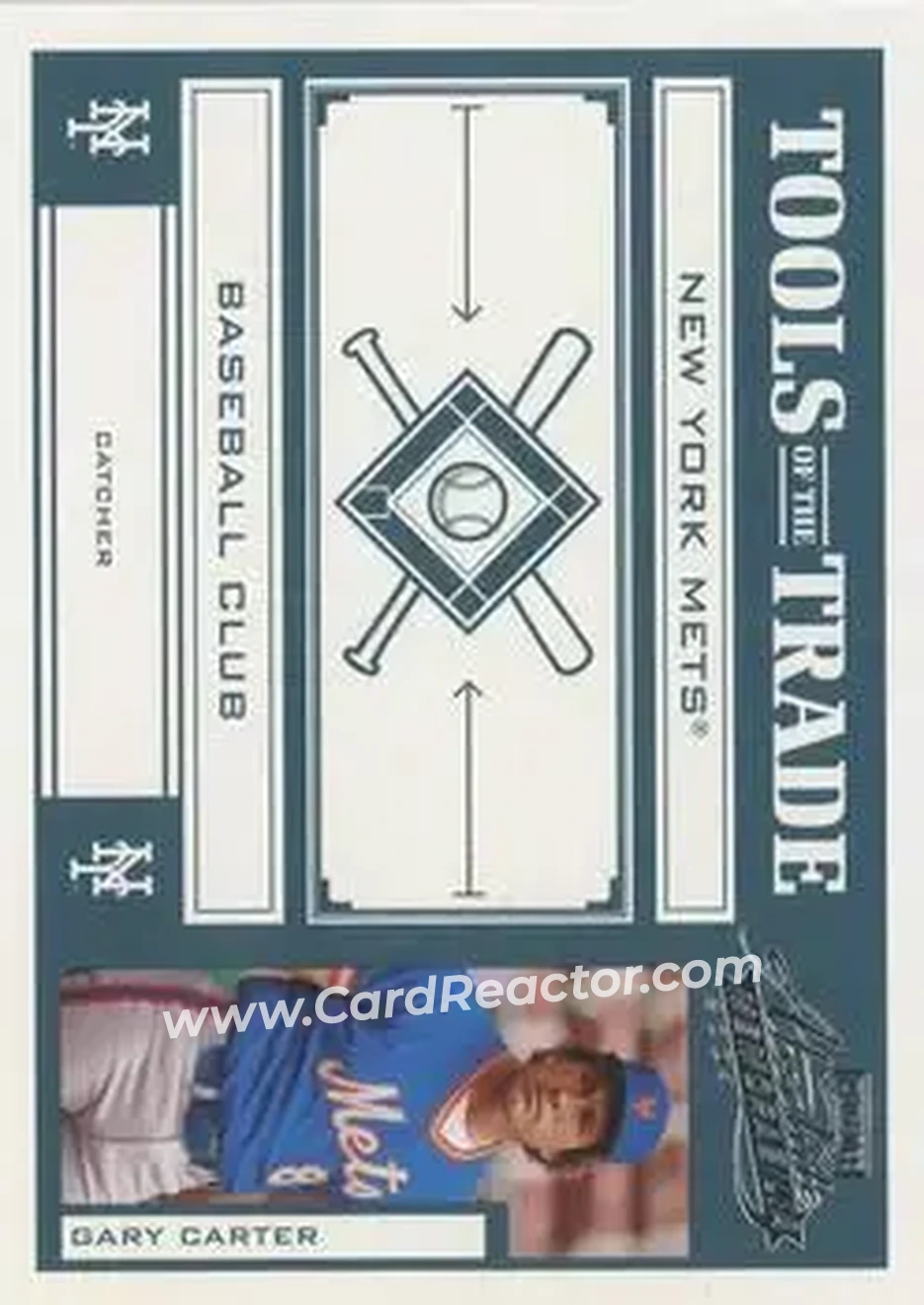 2004 Playoff Absolute Memorabilia - Tools of the Trade Green #TT-51 - Gary Carter - New York Mets - Front