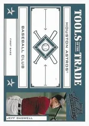 2004 Playoff Absolute Memorabilia - Tools of the Trade Green #TT-67 - Jeff Bagwell - Houston Astros