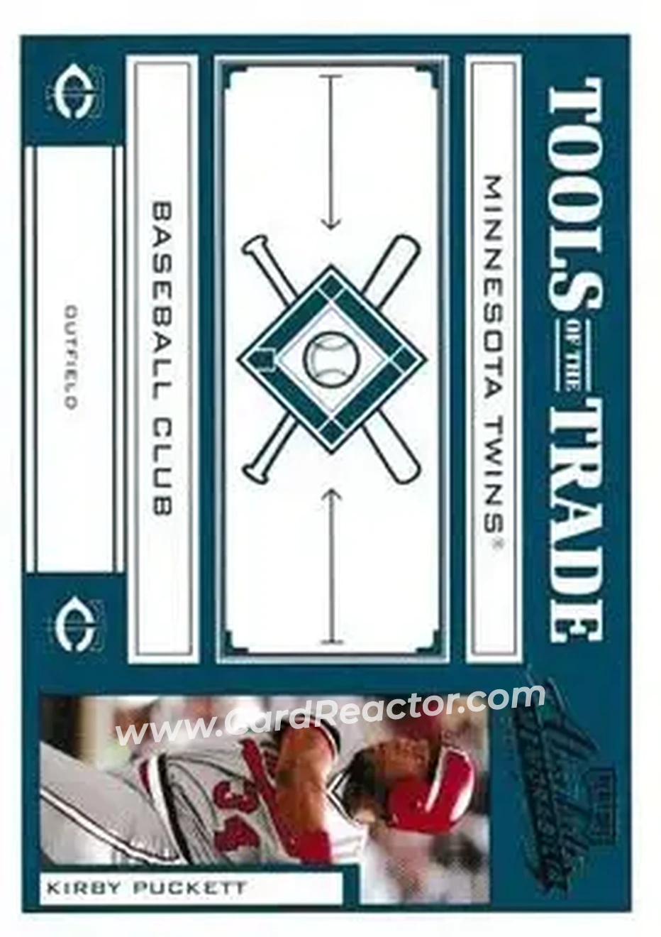 2004 Playoff Absolute Memorabilia - Tools of the Trade Green #TT-79 - Kirby Puckett - Minnesota Twins - Front