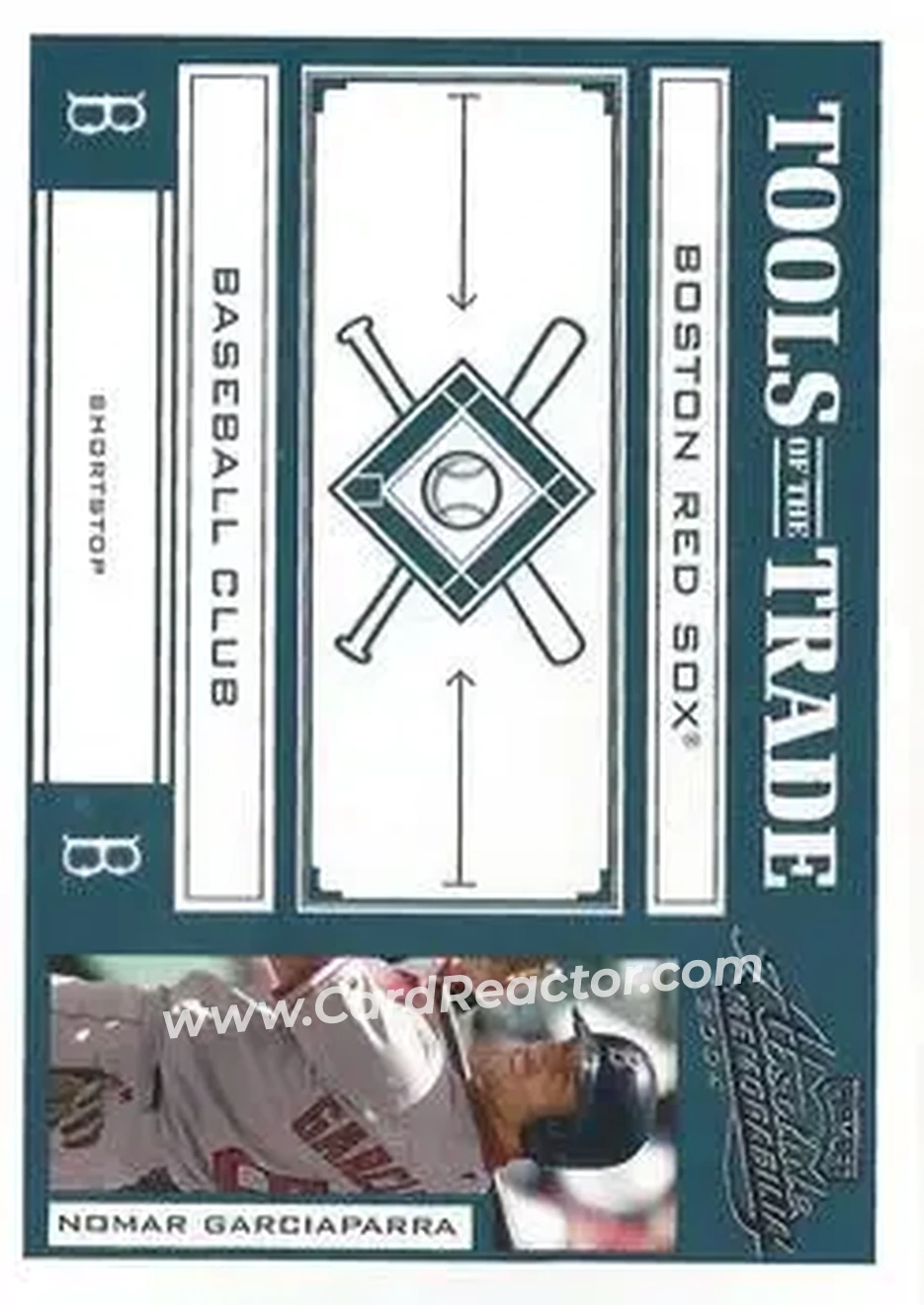 2004 Playoff Absolute Memorabilia - Tools of the Trade Green #TT-110 - Nomar Garciaparra - Boston Red Sox - Front
