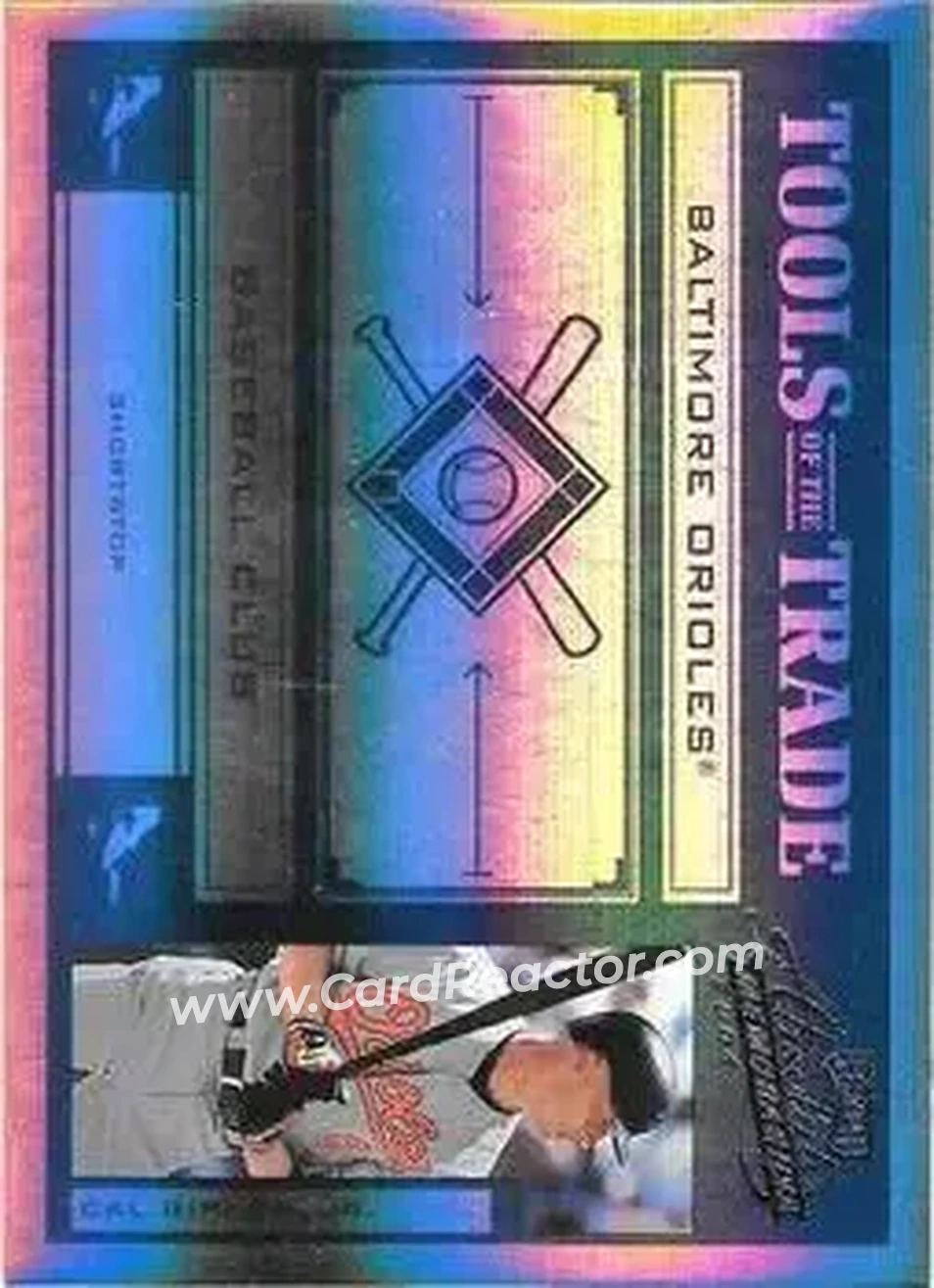 2004 Playoff Absolute Memorabilia - Tools of the Trade Green Spectrum #TT-25 - Cal Ripken - Baltimore Orioles - Front