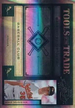 2004 Playoff Absolute Memorabilia - Tools of the Trade Green Spectrum #TT-97 - Mike Mussina - Baltimore Orioles