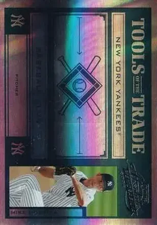 2004 Playoff Absolute Memorabilia - Tools of the Trade Green Spectrum #TT-98 - Mike Mussina - New York Yankees