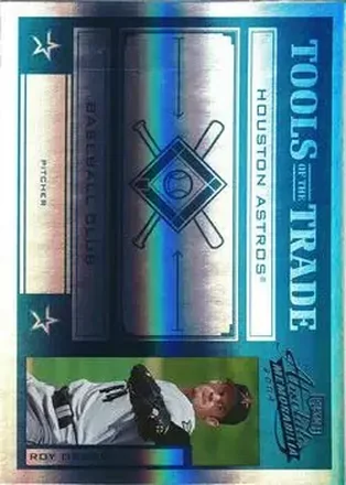 2004 Playoff Absolute Memorabilia - Tools of the Trade Green Spectrum #TT-130 - Roy Oswalt - Houston Astros