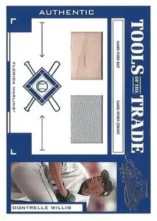 2004 Playoff Absolute Memorabilia - Tools of the Trade Material Combo #TT-44 - Dontrelle Willis - Florida Marlins