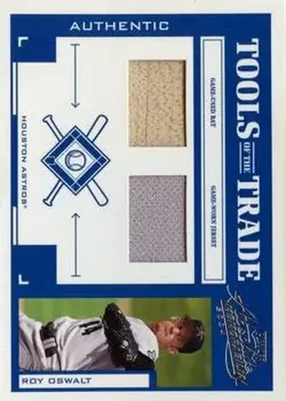 2004 Playoff Absolute Memorabilia - Tools of the Trade Material Combo #TT-130 - Roy Oswalt - Houston Astros
